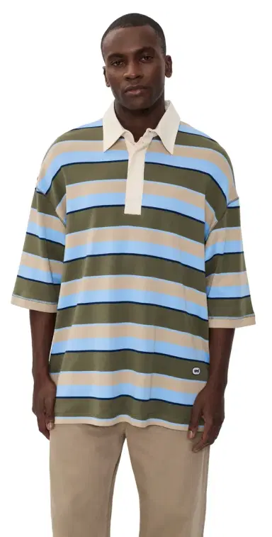 AMI Oversized Jersey Polo | Thumbnail 1 AMI Oversized Jersey Polo | Thumbnail 1