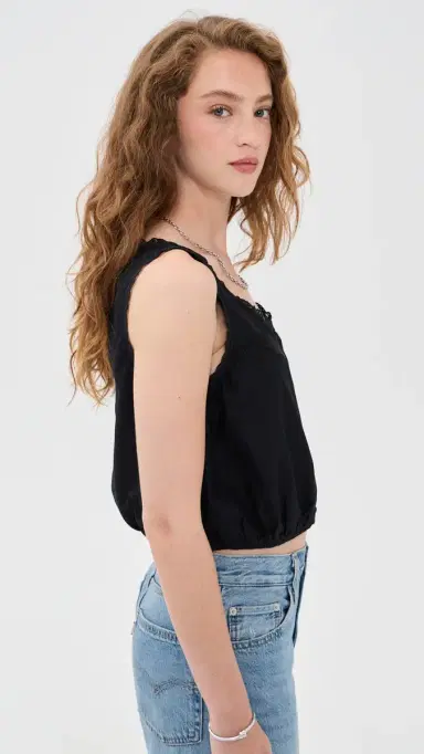 RE/DONE Allegra Top Black | Thumbnail 4 RE/DONE Allegra Top Black | Thumbnail 4