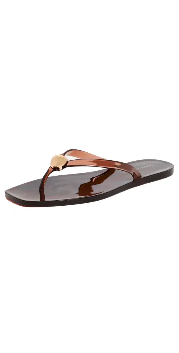 Jovie Jelly Flip Flops Brown