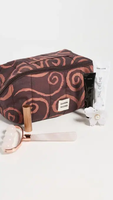 Damson Madder Large Wash Bag Swirl One Size | Thumbnail 4 Damson Madder Large Wash Bag Swirl One Size | Thumbnail 4
