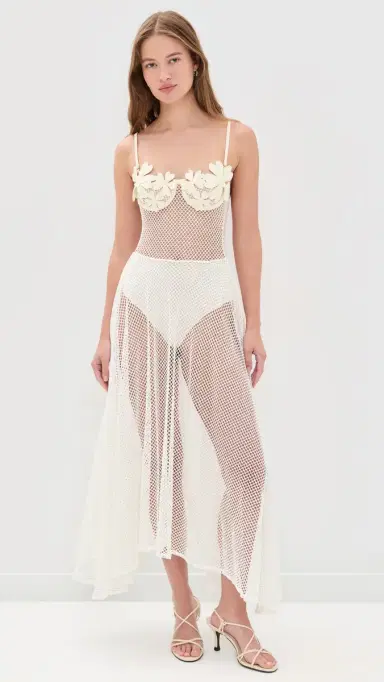 Bahia Maria Aura Dress Ivory M | Thumbnail 2