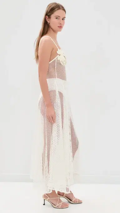 Bahia Maria Aura Dress Ivory M | Thumbnail 4