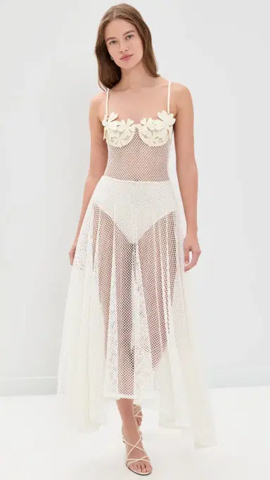 Bahia Maria Aura Dress Ivory M | Thumbnail 5