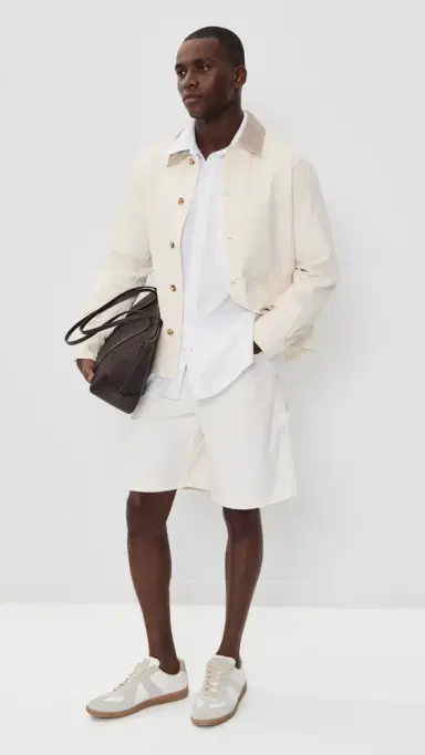 Frame Canvas Jacket Off White | Thumbnail 5