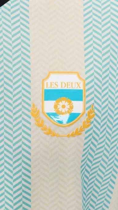 Les Deux Argentina Football Jersey Bachelor Button Blue S | Thumbnail 6