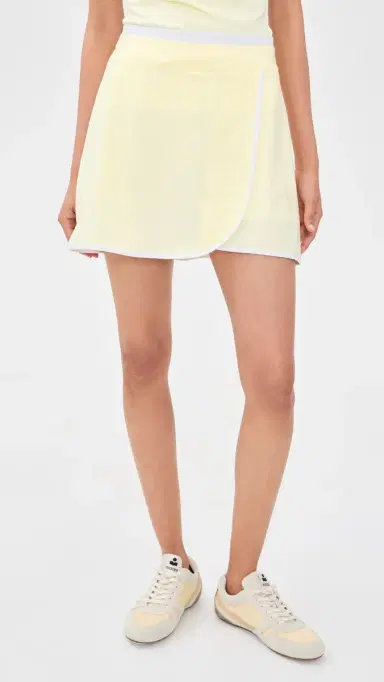Sweaty Betty Tennis Skort Butterscotch Yellow/White M | Thumbnail 2
