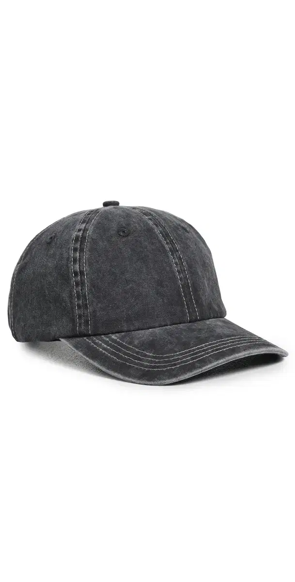 Garment Washed Baseball Cap Black One Size