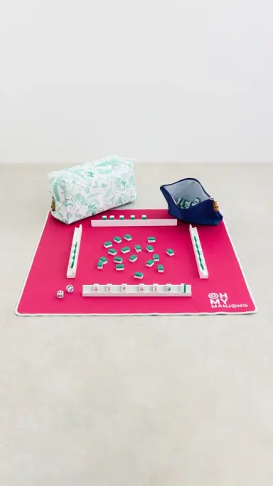 Oh My Mahjong Palm Beach Travel Set Blue | Thumbnail 2