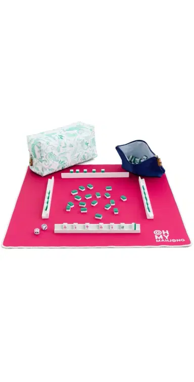 Oh My Mahjong Palm Beach Travel Set Blue | Thumbnail 1