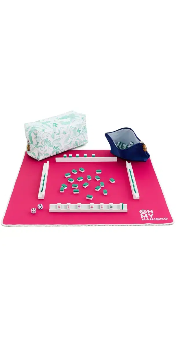 Oh My Mahjong Palm Beach Travel Set Blue