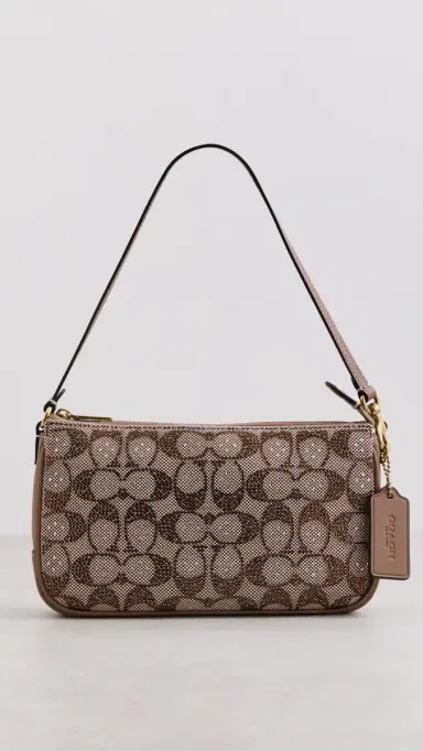 Coach Crystal Signature Jacquard Plaza Bag Mushroom | Thumbnail 2 Coach Crystal Signature Jacquard Plaza Bag Mushroom | Thumbnail 2