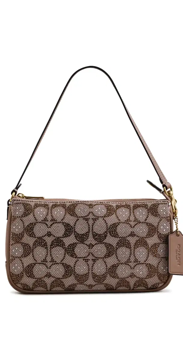 Crystal Signature Jacquard Plaza Bag Mushroom One Size
