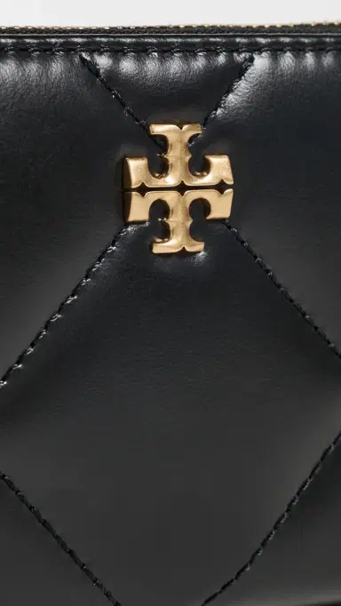 Tory Burch Kira Diamond Quilt Small Zip Around Wallet | Thumbnail 4 Tory Burch Kira Diamond Quilt Small Zip Around Wallet | Thumbnail 4