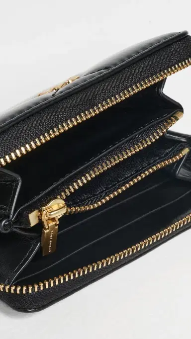 Tory Burch Kira Diamond Quilt Small Zip Around Wallet | Thumbnail 5 Tory Burch Kira Diamond Quilt Small Zip Around Wallet | Thumbnail 5