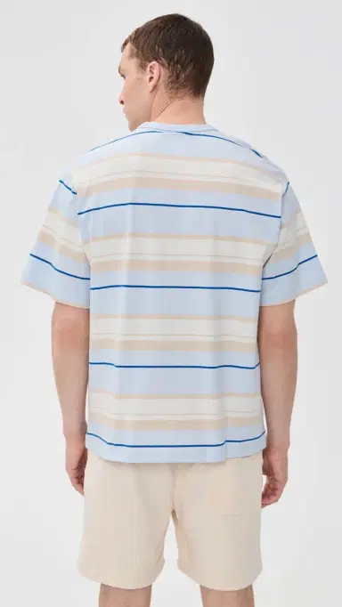 Adidas Striped Tee Crystal ky | Thumbnail 3