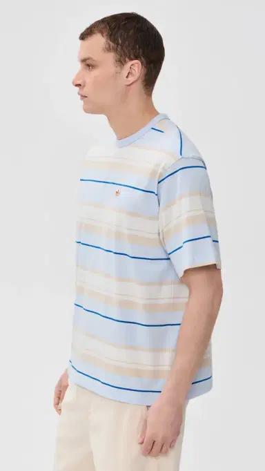 Adidas Striped Tee Crystal ky | Thumbnail 4