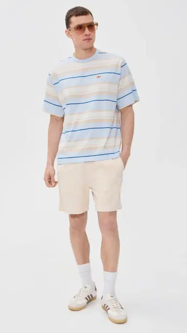 Adidas Striped Tee Crystal ky | Thumbnail 5