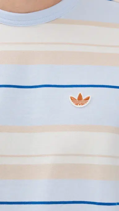 Adidas Striped Tee Crystal ky | Thumbnail 6