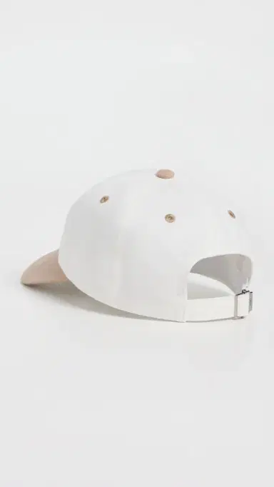 AMI Bicolor Ami Paris Cap Beige Taupe/Blanc Creme One Size | Thumbnail 3