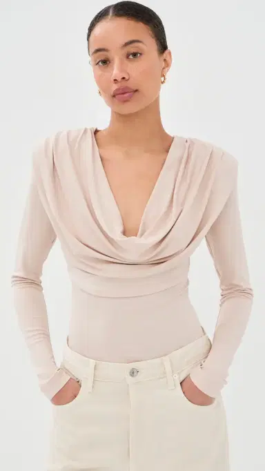 Wardrobe.NYC WARDROBE. NYC Matte Draped Top | Thumbnail 2 Wardrobe.NYC WARDROBE. NYC Matte Draped Top | Thumbnail 2