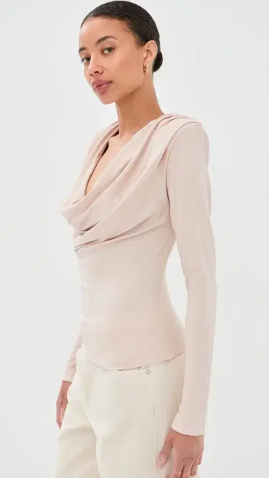 Wardrobe.NYC WARDROBE. NYC Matte Draped Top | Thumbnail 4 Wardrobe.NYC WARDROBE. NYC Matte Draped Top | Thumbnail 4