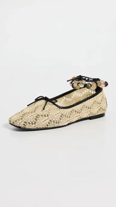 FRĒDA SALVADOR Jada X Lorna Murray Flats Natural Diamond Raffia | Thumbnail 2