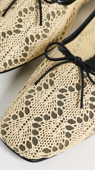 FRĒDA SALVADOR Jada X Lorna Murray Flats Natural Diamond Raffia | Thumbnail 6