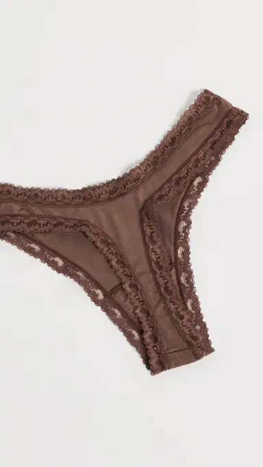 Stripe & Stare Basics Thong 4 Pack atte Essentials | Thumbnail 6
