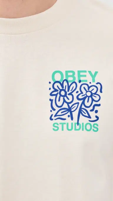 Obey Grown with Love Tee Cream L | Thumbnail 6