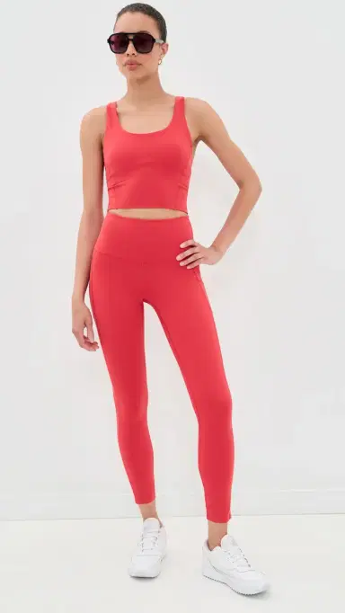 Rhone Revive Pocket 7/8 Leggings Cabana Red L | Thumbnail 5