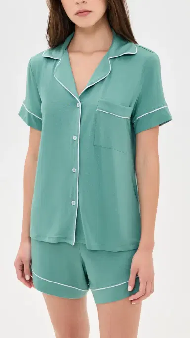 Eberjey Gisele Relaxed Shorts Pajama Set | Thumbnail 2 Eberjey Gisele Relaxed Shorts Pajama Set | Thumbnail 2