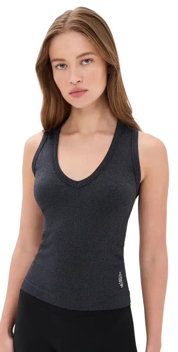 Bittersweet Rib Essential Tank Top Black