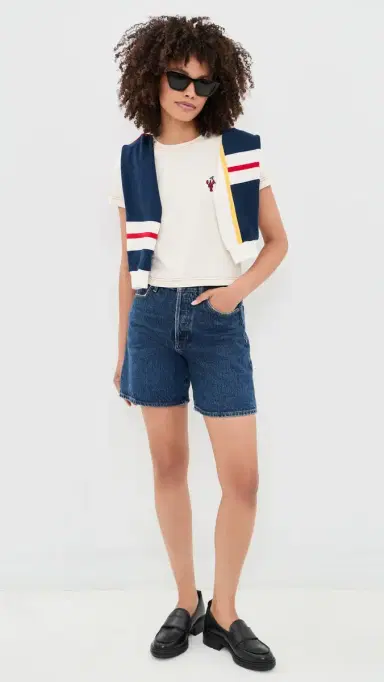 Rowing Blazers Lobster Embroidery Graphic Tee Cream M | Thumbnail 5