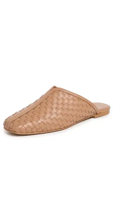 FRĒDA SALVADOR Saanvi Flats Cognac Woven Calf | Thumbnail 1 FRĒDA SALVADOR Saanvi Flats Cognac Woven Calf | Thumbnail 1