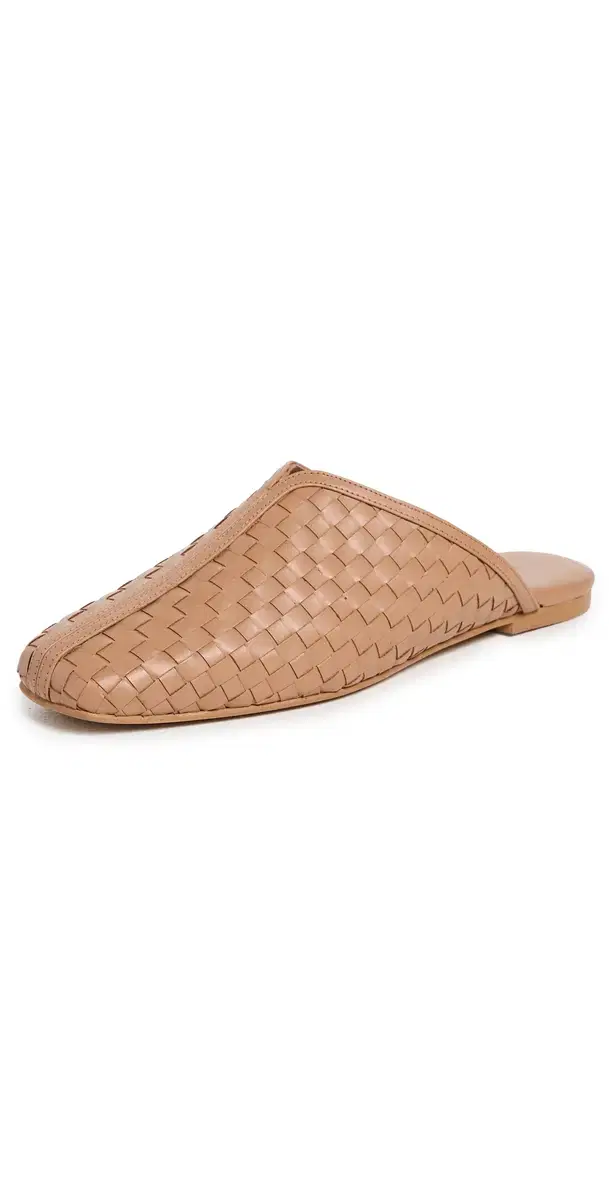 Freda Salvador Saanvi Flats Cognac Woven Calf