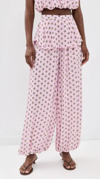 AFRM Graciela Skirt Balloon Pants Crocus Foulard L | Thumbnail 2