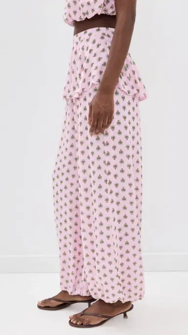 AFRM Graciela Skirt Balloon Pants Crocus Foulard L | Thumbnail 4