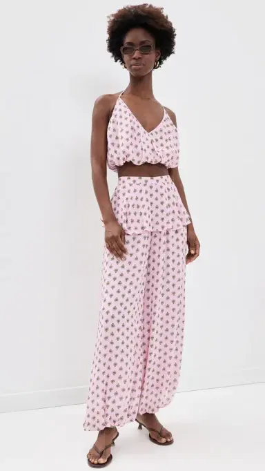 AFRM Graciela Skirt Balloon Pants Crocus Foulard L | Thumbnail 5