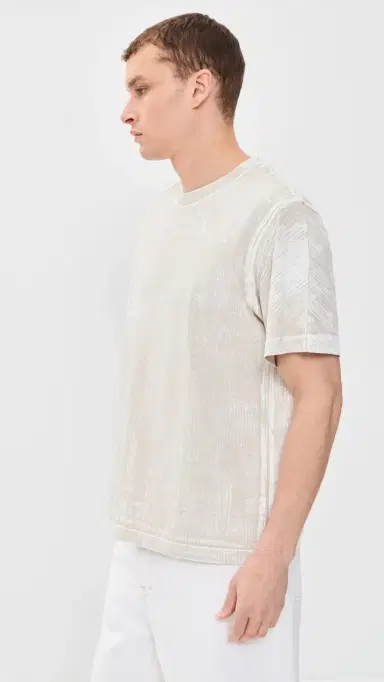 AGOLDE Asha Mock Neck Tee Tempo | Thumbnail 4 AGOLDE Asha Mock Neck Tee Tempo | Thumbnail 4