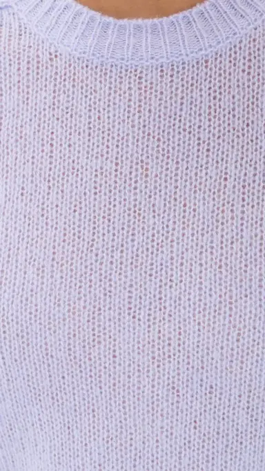 Lisa Yang Siona Cashmere T-Shirt Soft Lavender 1 | Thumbnail 6