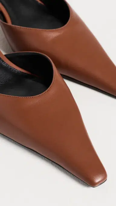 Victoria Beckham 45mm Sloan Halter Back Heels Dark Tan | Thumbnail 6 Victoria Beckham 45mm Sloan Halter Back Heels Dark Tan | Thumbnail 6