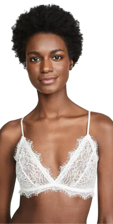 Anine Bing Lace Bra With Trim | Thumbnail 1