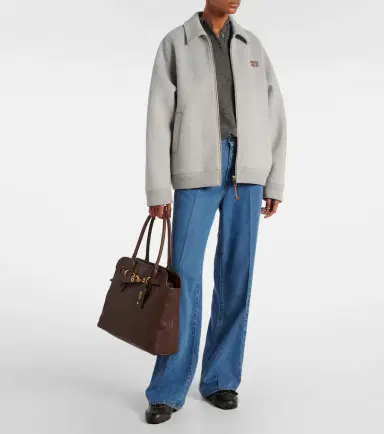 Miu Miu Adventure Large leather shoulder bag | Thumbnail 4 Miu Miu Adventure Large leather shoulder bag | Thumbnail 4
