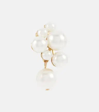 Jennifer Behr Perlita faux pearl earrings | Thumbnail 2