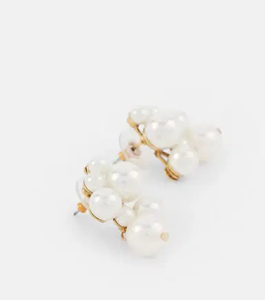 Jennifer Behr Perlita faux pearl earrings | Thumbnail 3