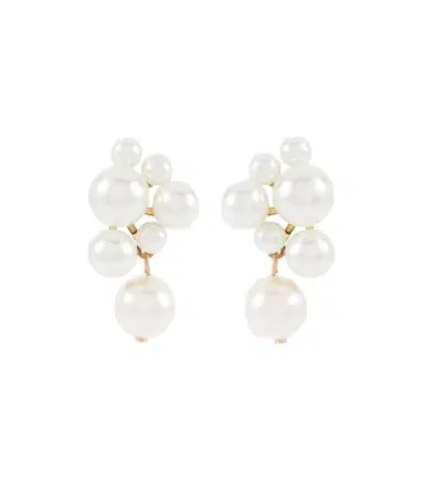 Jennifer Behr Perlita faux pearl earrings | Thumbnail 1