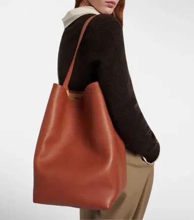 The Row N/S Park Large leather tote bag | Thumbnail 6