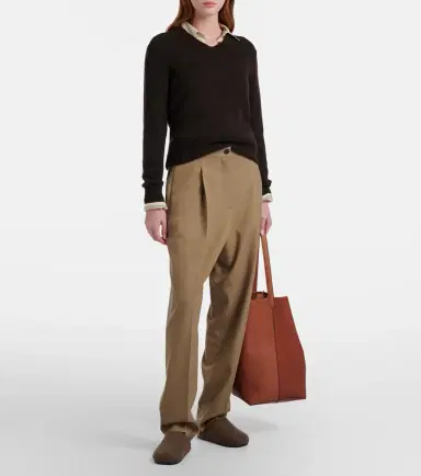 The Row N/S Park Large leather tote bag | Thumbnail 7