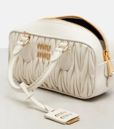 Miu Miu Arcadie Small leather top-handle bag | Thumbnail 3 Miu Miu Arcadie Small leather top-handle bag | Thumbnail 3