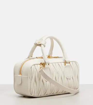 Miu Miu Arcadie Small leather top-handle bag | Thumbnail 4 Miu Miu Arcadie Small leather top-handle bag | Thumbnail 4